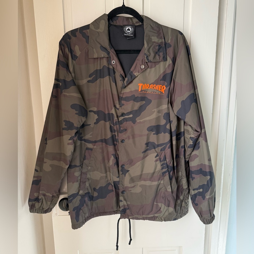 Thrasher Black Nylon Jacket